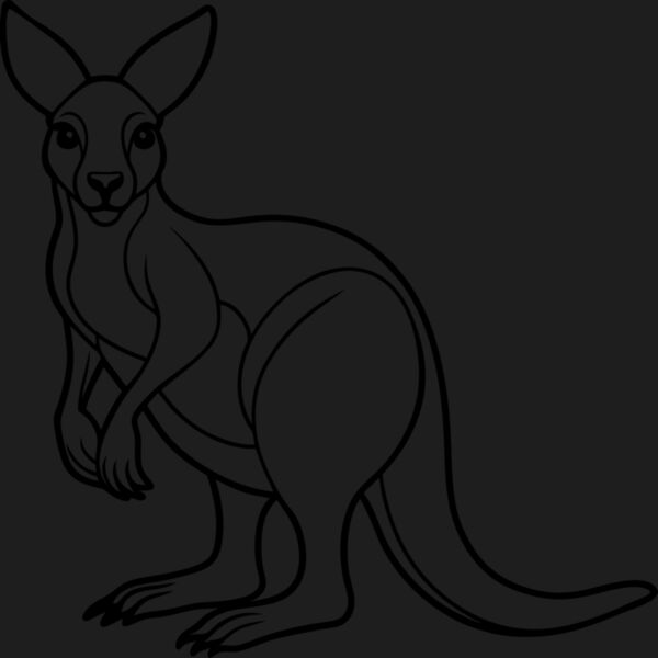 Kangaroo   Clipart 2 Thumbnail