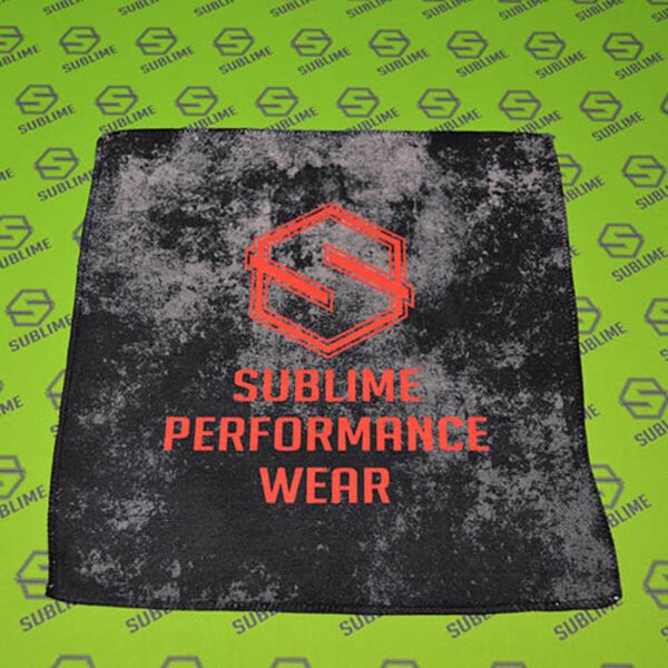 Sublime Performance Towel - Style 1 - Black/Red Thumbnail