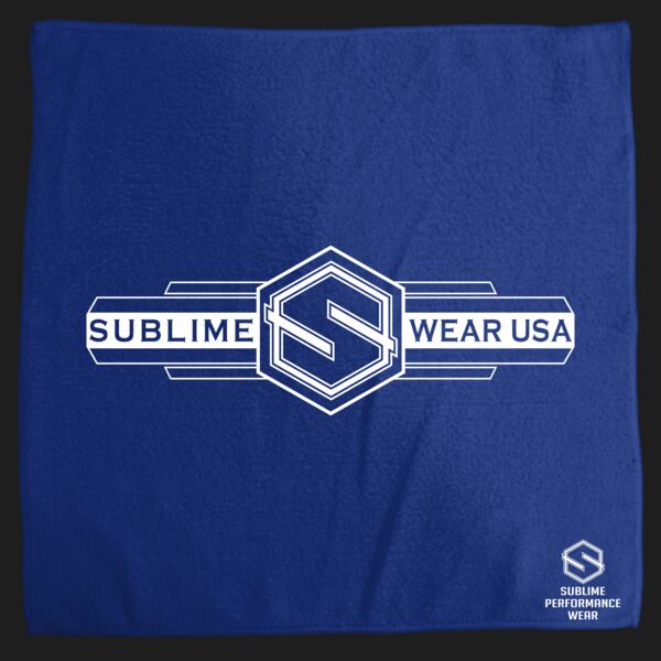 Sublime Performance Towel - Style 3 - Blue/Black Thumbnail