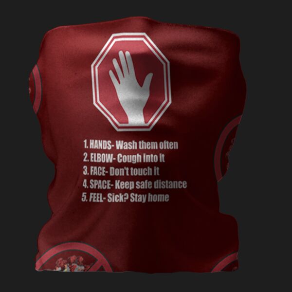 Single Layer Standard Neck Gaiter - Do the 5 Thumbnail