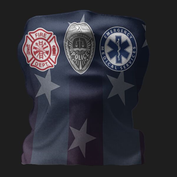 Single Layer Standard Neck Gaiter - First Responders Thumbnail