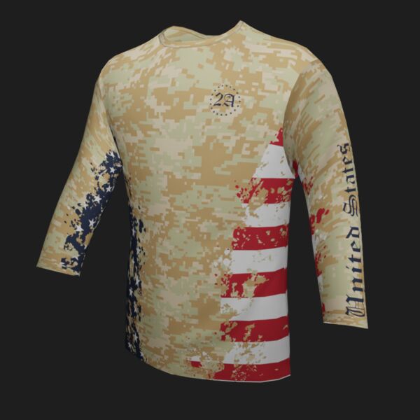 Performance Long Sleeve Shirt - 2A-FR Tan Thumbnail