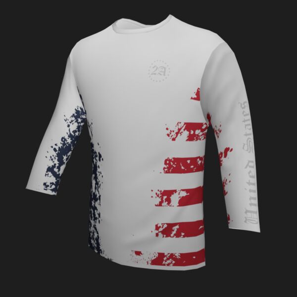 Performance Long Sleeve Shirt - 2A-FR White Thumbnail