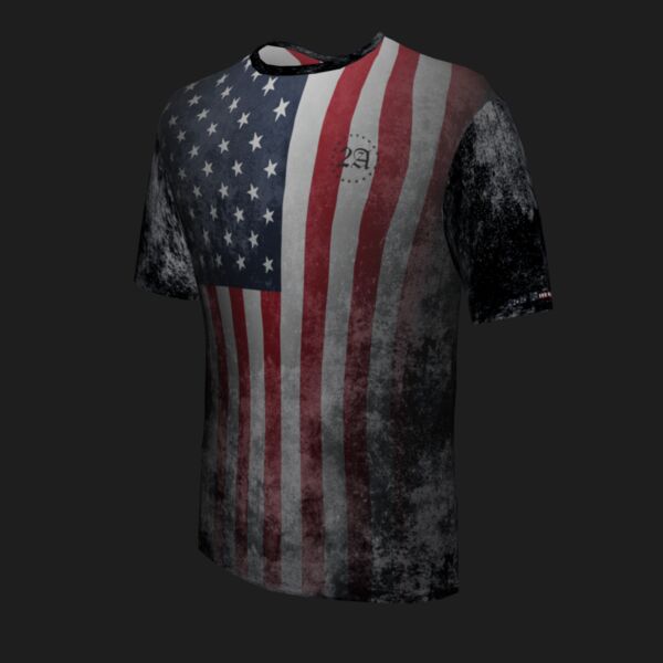 Performance Short Sleeve Shirt - 2A-USFC-Red, White and Blue Thumbnail