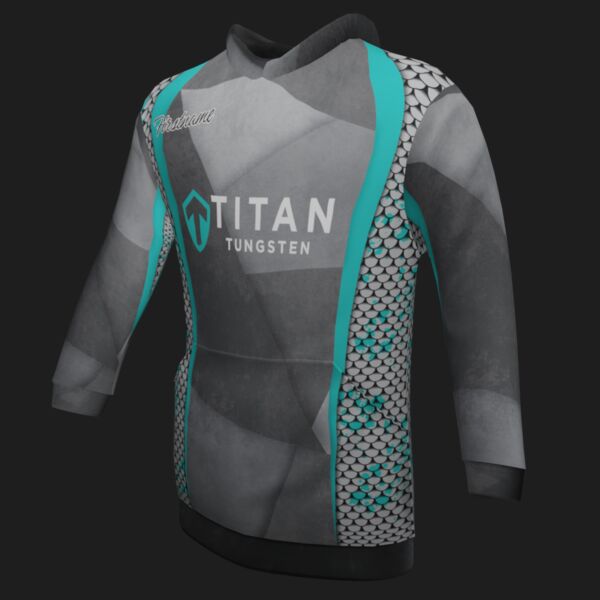 Titan Tungsten Classic Hoodie - Style 7 Thumbnail