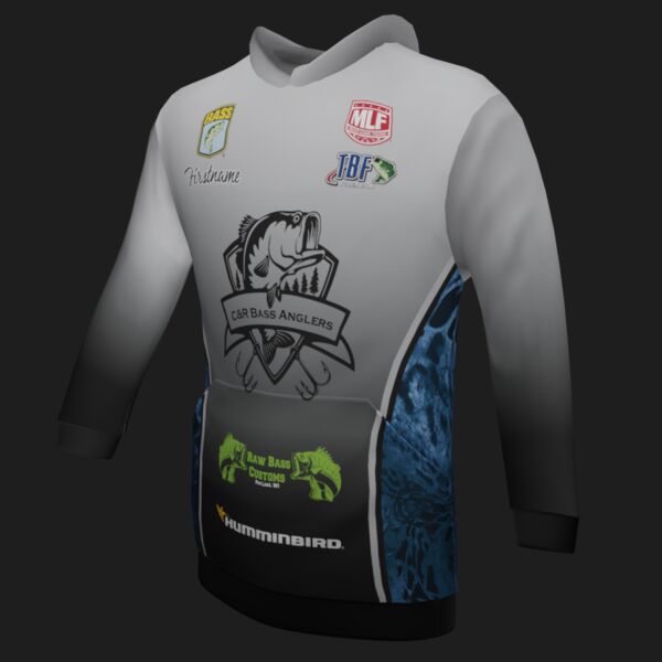 C&R Anglers - Classic Hoodie - Blue Thumbnail