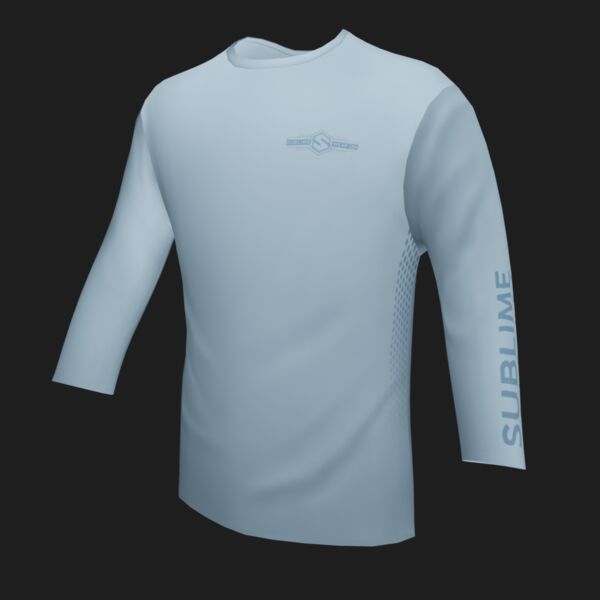Performance Long Sleeve Shirt - On The Water - Sky Blue Thumbnail