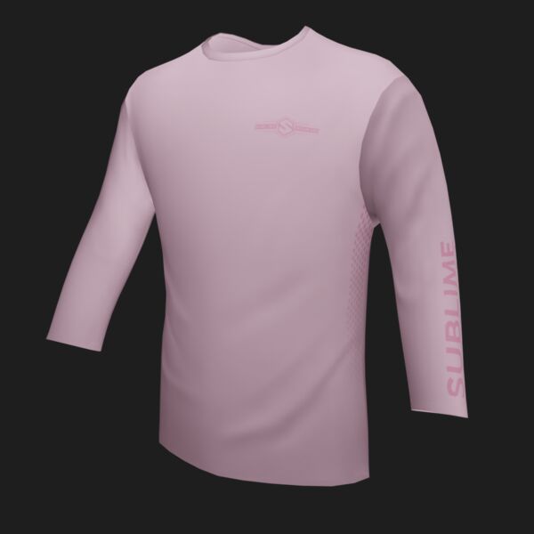 Performance Long Sleeve Shirt - On The Water - Light Pink Thumbnail