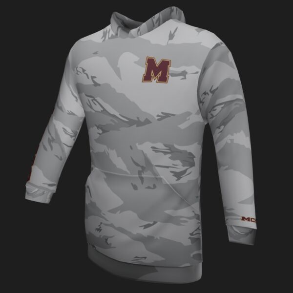 MCHS Spirit Wear - Classic Hoodie - Gray Tear Camo Thumbnail