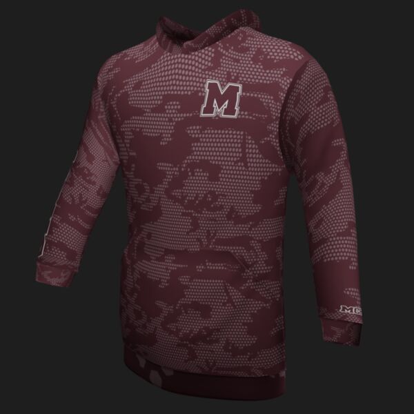 MCHS Spirit Wear - Classic Hoodie - Maroon Dot Thumbnail