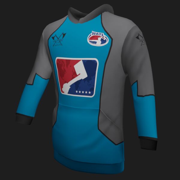 World Axe Throwing League - Axe Kicking Classic Hoodie Thumbnail