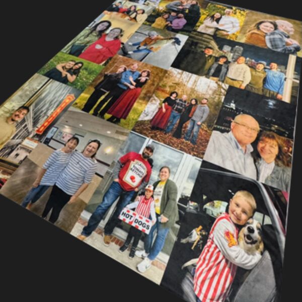 Custom Sherpa / Fleece Throw Blanket - 60x80 Thumbnail