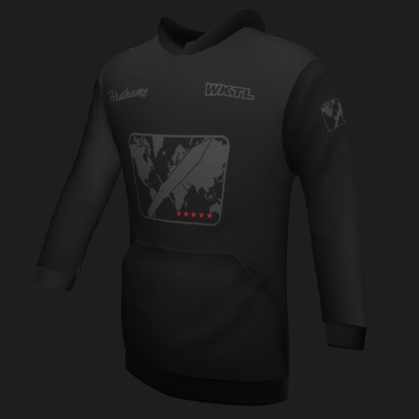 World Knife Throwing League - Jersey Axe House - Black Classic Hoodie Thumbnail