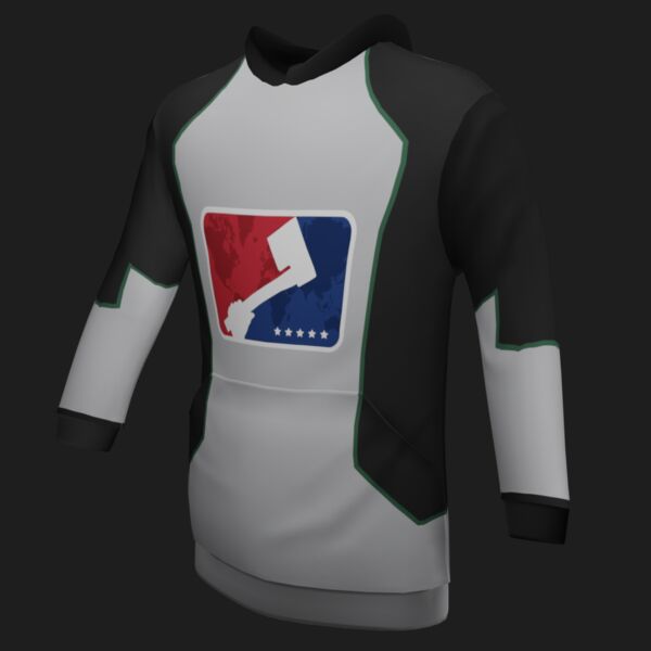 World Axe Throwing League - Bear Handed Axe Co - Classic Hoodie - Style 1 Thumbnail