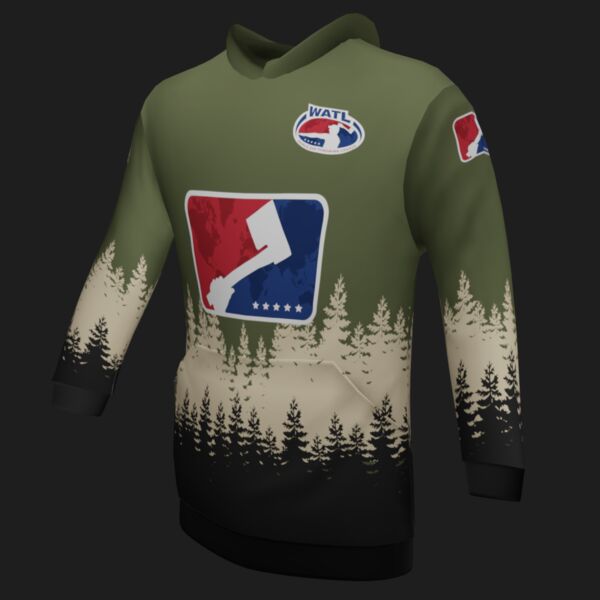 World Axe Throwing League - Adirondack Axe WATL Classic Hoodie Thumbnail