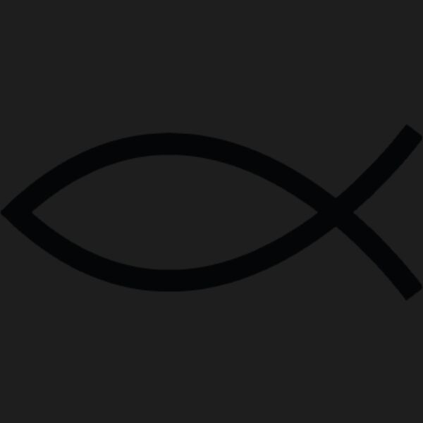 Jesus Fish Black Thumbnail