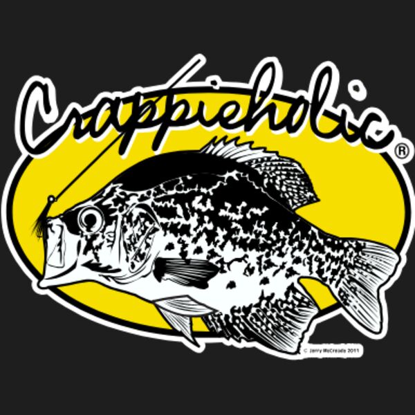 Crappieholic White Contour Thumbnail